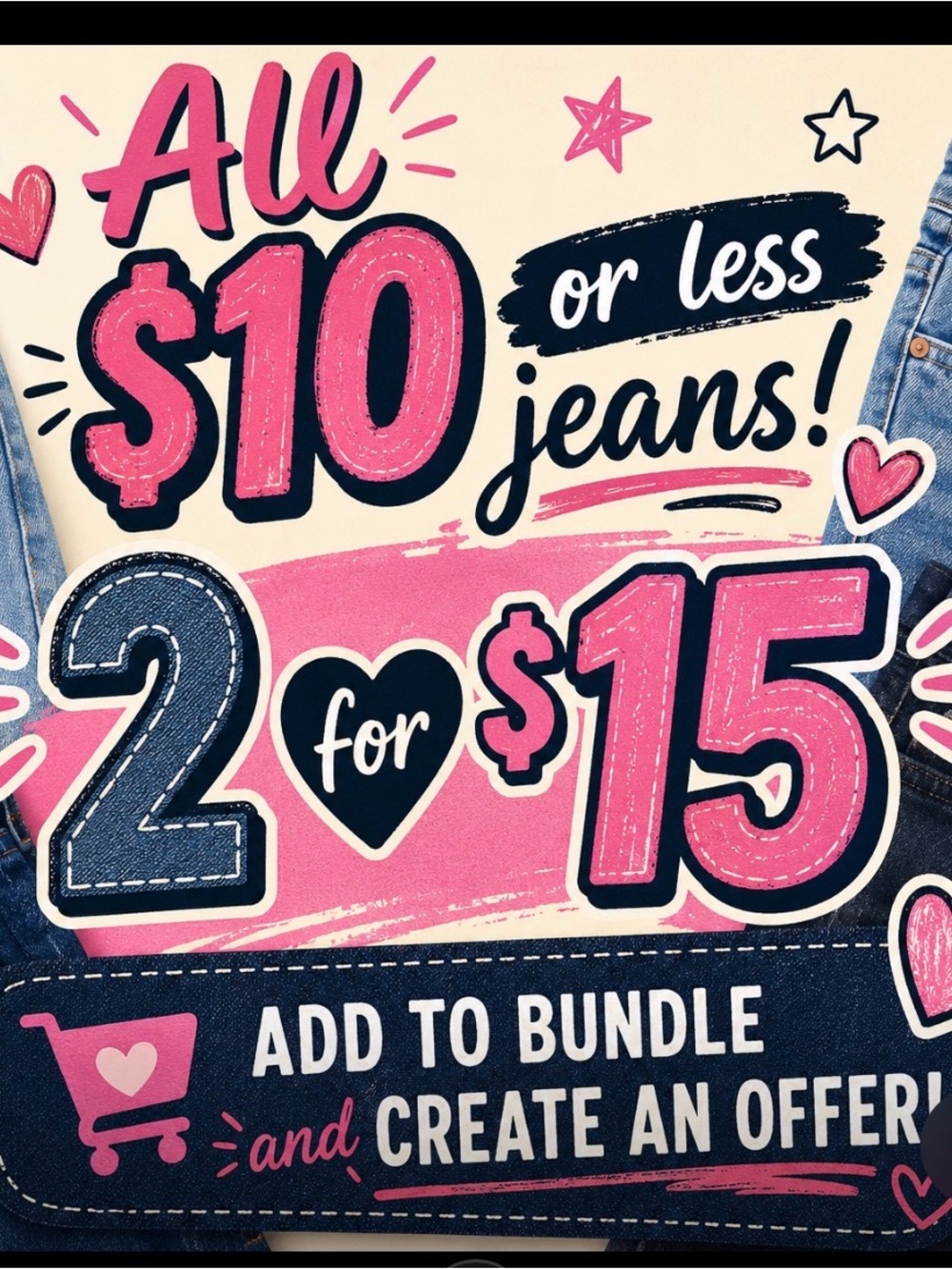 Bundle and Save Jeans